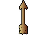 Decorative arrow